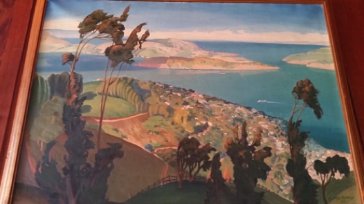 One of many murals in the Sausalito Women's Club